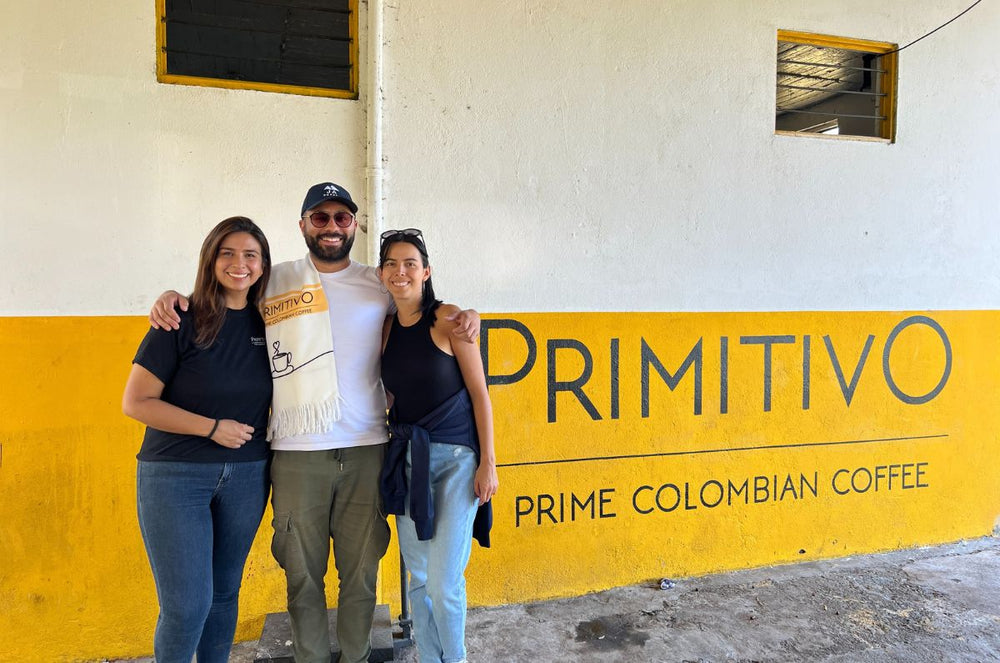 Ana Maria Donneys with JA Coffee CEO Felix-William Trepanier