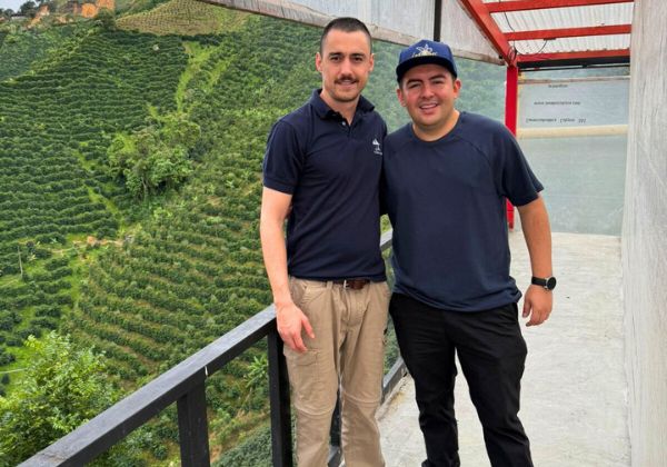 Las Flores Producer with Jose Martinez from JA Coffee