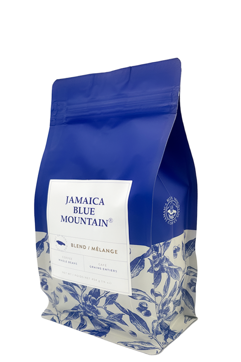 Jamaica Blue Mountain® Coffee Blend - Roasted Whole Beans | JA Coffee