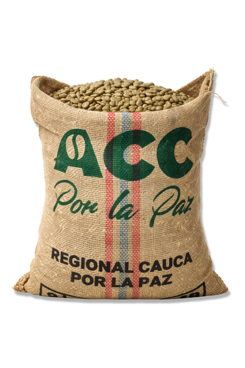70 kg Bag of Colombian ACC Por La Paz Green Coffee Beans, Washed – Wholesale