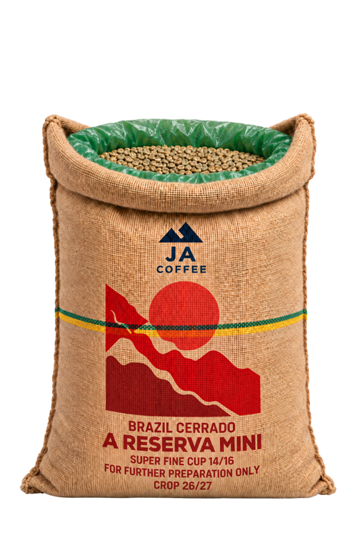 60kg Bag Brazil A Reserva Mini Super Fine Cup Green Coffee Beans, Natural - Wholesale