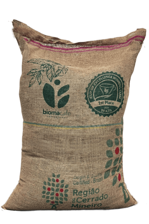 60kg Bag Brazilian Bioma Café Single Estate Sc.15up, Natural