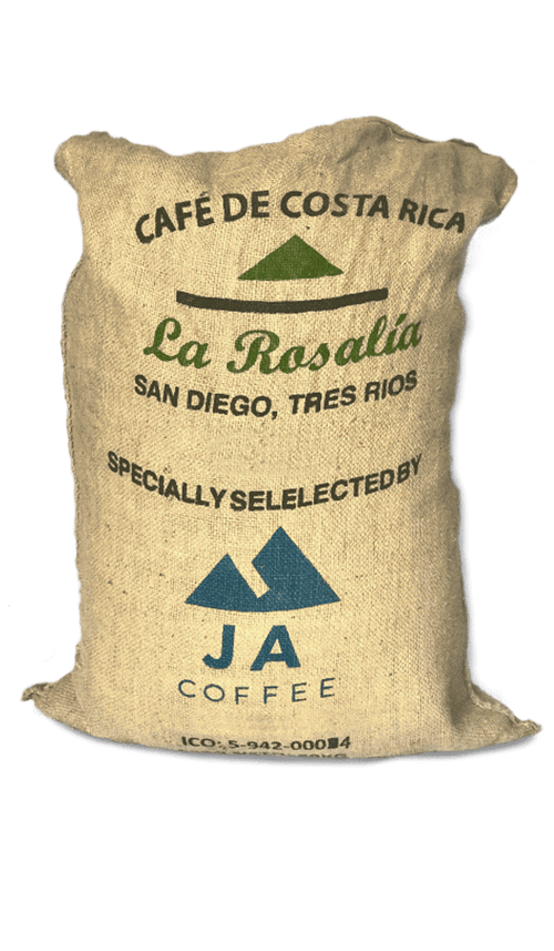 69kg bag of green coffee beans from la Rosalia in Tres Rios, Costa Rica