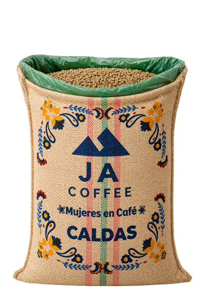 70kg Bag of Colombian Green Coffee Beans from Mujeres en | JA Coffee