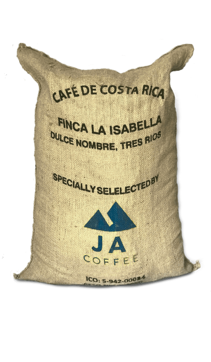 Specialty green coffee from Finca La Isabella in Costa Rica