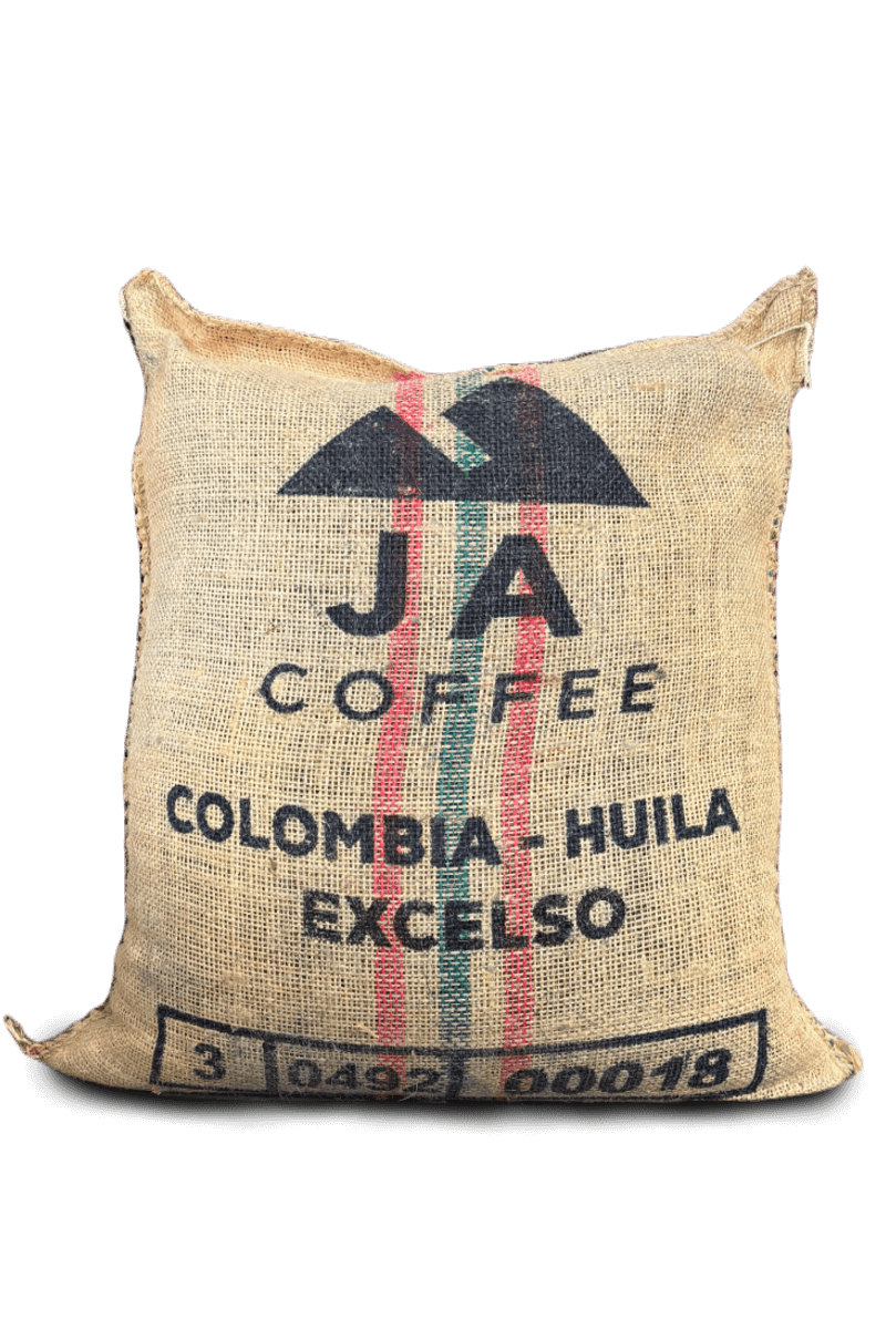 70kg Bag of Colombia Huila Excelso Green Coffee Beans, Washed - Wholesale