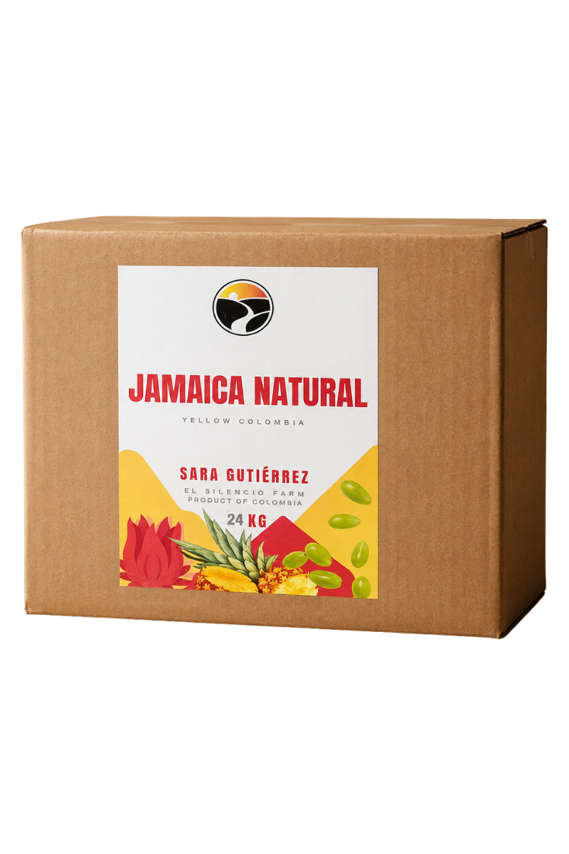 24kg Box Colombia Finca El Silencio Jamaica Natural Green Coffee Beans - Wholesale