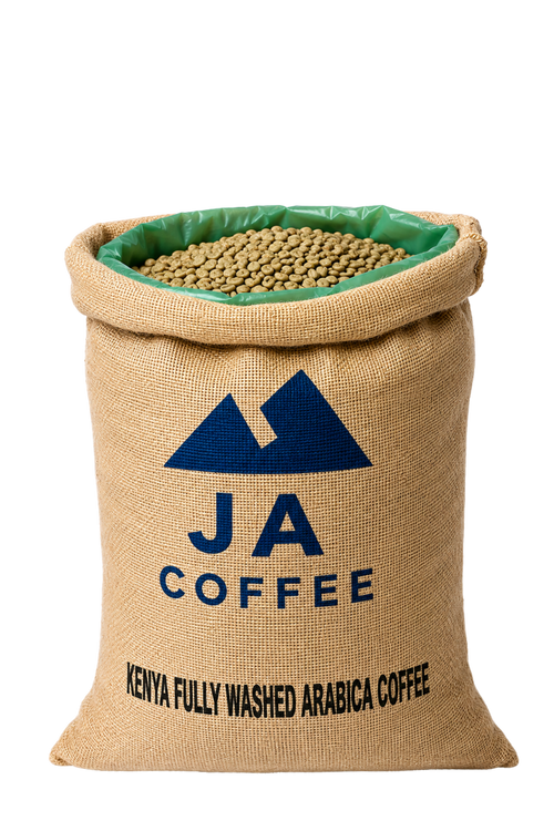 Sac de 60kg de Kenya AA FAQ+ Grains de café vert de spécialité, Lavés - Vente en gros