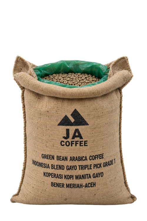 60kg Bag Indonesia Kokowagayo Women G1 Triple Picked Washed Green Coffee Beans - Wholesale