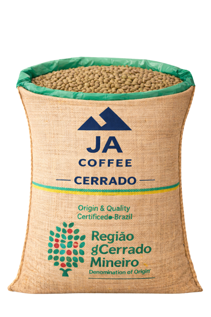 Sac de 60 kg de grains de café vert brésiliens Peaberries Fine Cup - Vente en gros