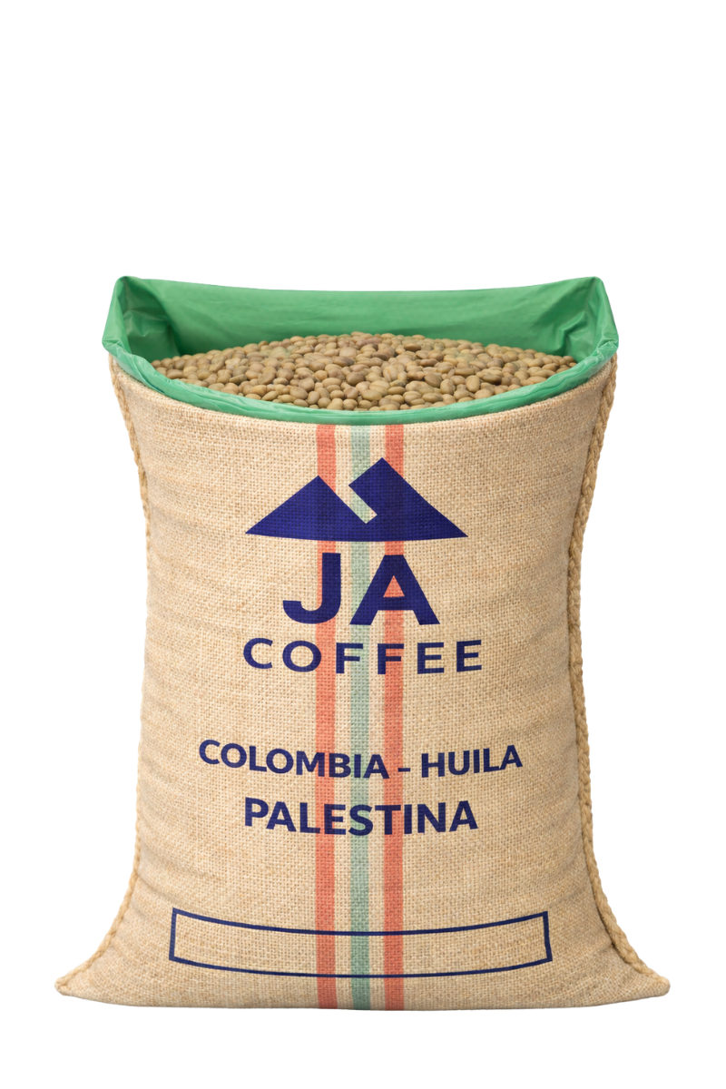 70kg Bag of Colombia Huila Palestina Blend Green Coffee Beans, Washed - Wholesale