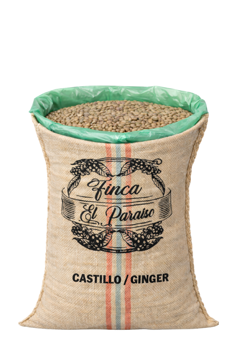 35kg Bag of Colombian Finca El Paraiso Ginger Castillo, Washed - Wholesale