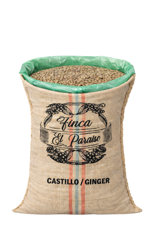 35kg Bag of Colombian Finca El Paraiso Ginger Castillo, Washed - Wholesale